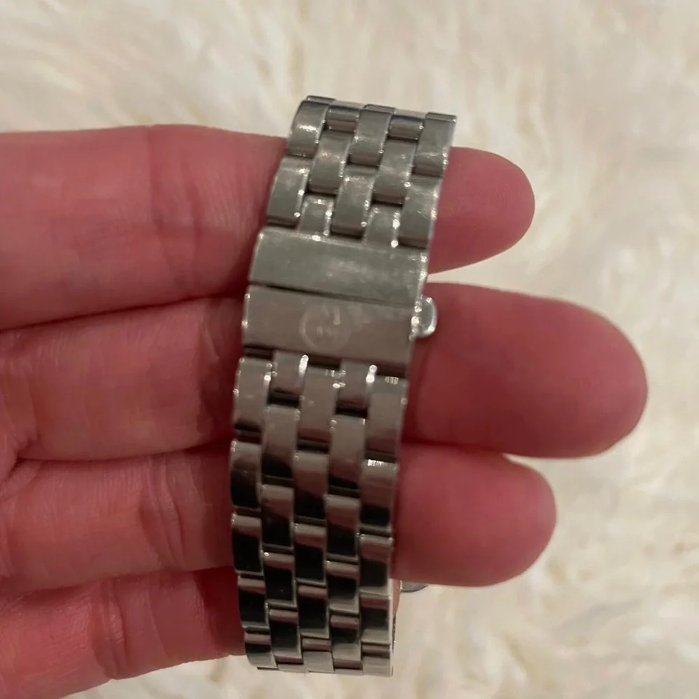 Michele Silver Stainless Steel Women's Watch